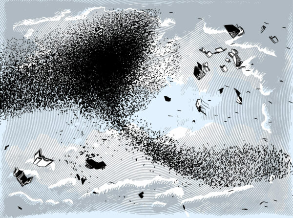 Sérigraphie "Murmuration"