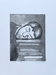Rêveries est une variation en gravure du tout premier voyage immobile dans l'oeuvre d'orL